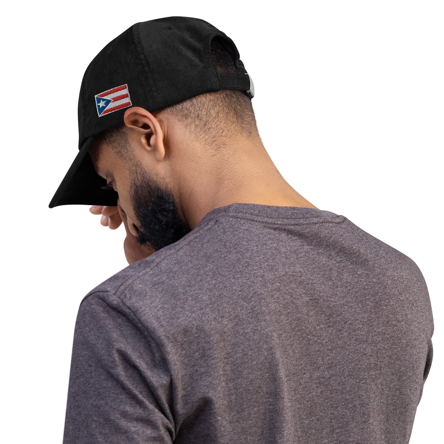 PR - RED & GLD (Corduroy Dad hat)