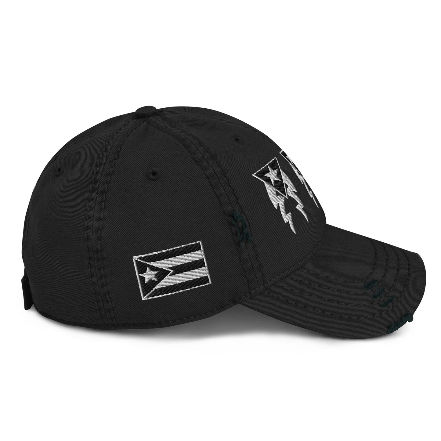 PR RESISTANCE - LIGHTNING BOLT (Distressed Dad Hat)