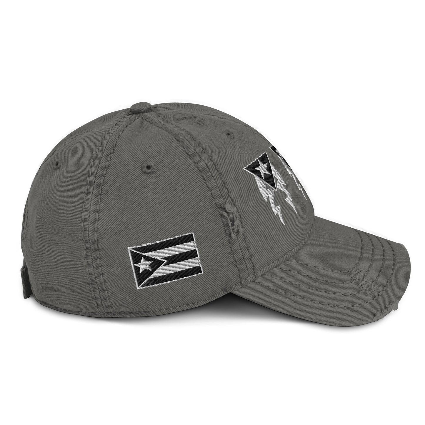 PR RESISTANCE - LIGHTNING BOLT (Distressed Dad Hat)