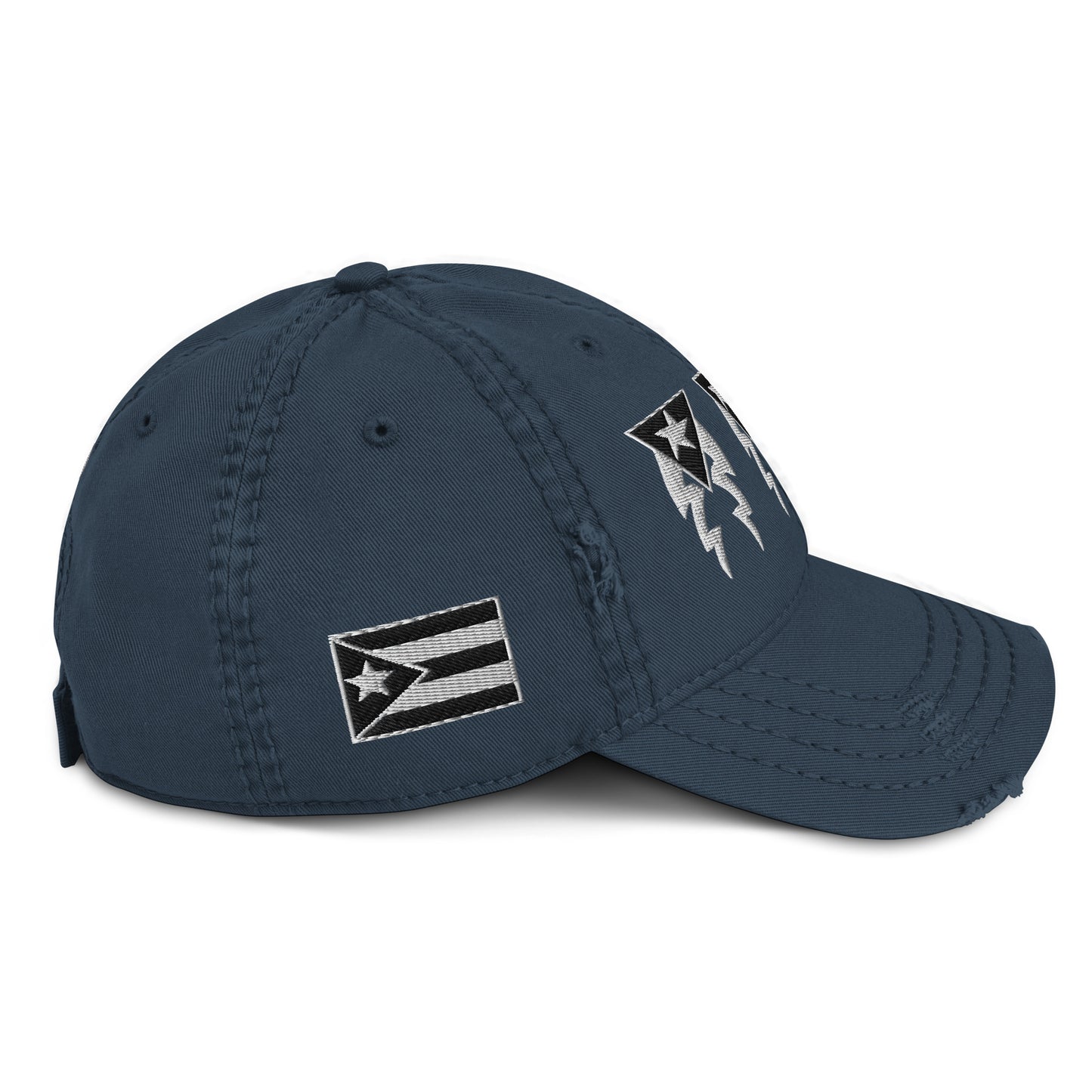 PR RESISTANCE - LIGHTNING BOLT (Distressed Dad Hat)