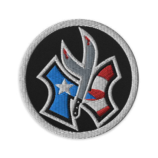 NU-YO RICAN - SKY BLU 1 (Embroidered Patch)