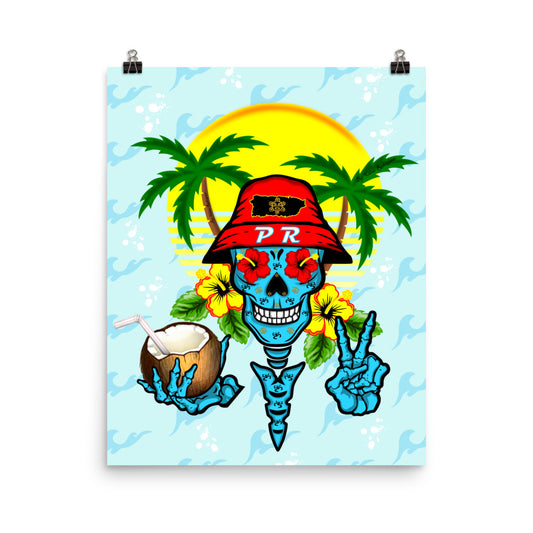 PR SUGAR SKULL '23 (Poster Art Print)