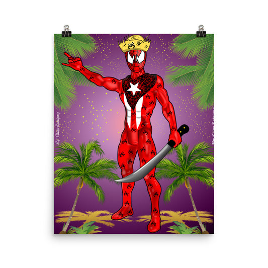 (PR) SPIDER-MAN '23 - TROPIKAL NIGHT SKY (POSTER ART PRINT)