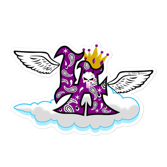 LA ' 23 - PURPLE (Bubble-free stickers)