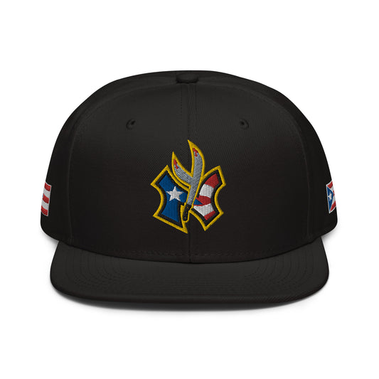NUYO RICAN FLAG - GOLD (SNAPBACK HAT)