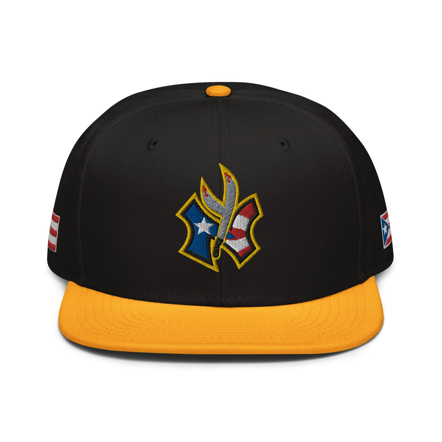 NUYO RICAN FLAG - GOLD (SNAPBACK HAT)