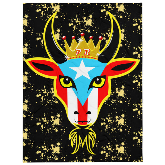 LEGEND THE GOAT - PR 1 (60″×80″ Throw Blanket)