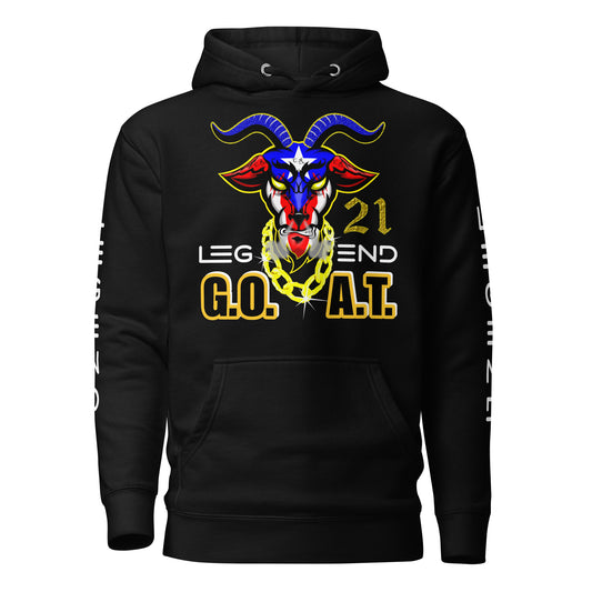 LEGEND THE GOAT '23 - EST. 21 (PREMIUM HOODIE)