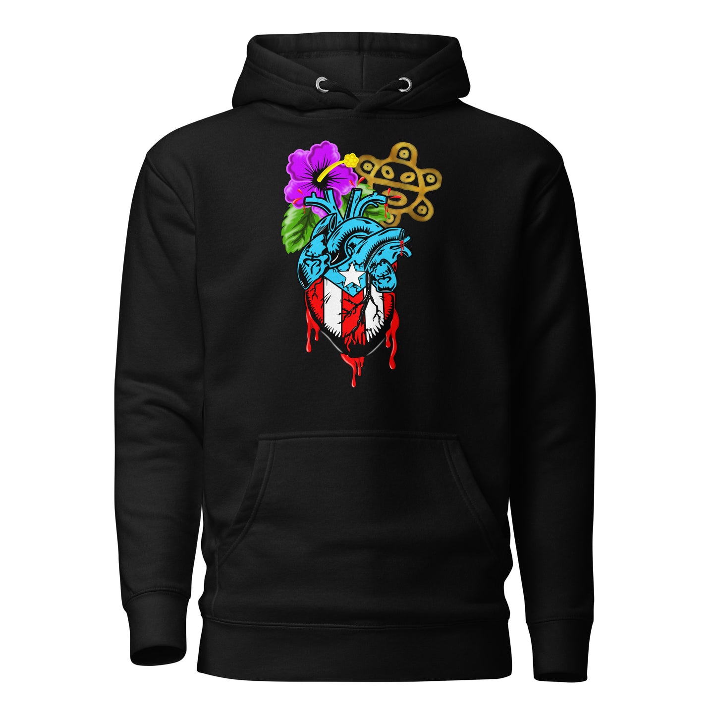 BORICUA DE CORAZON (PREMIUM HOODIE)