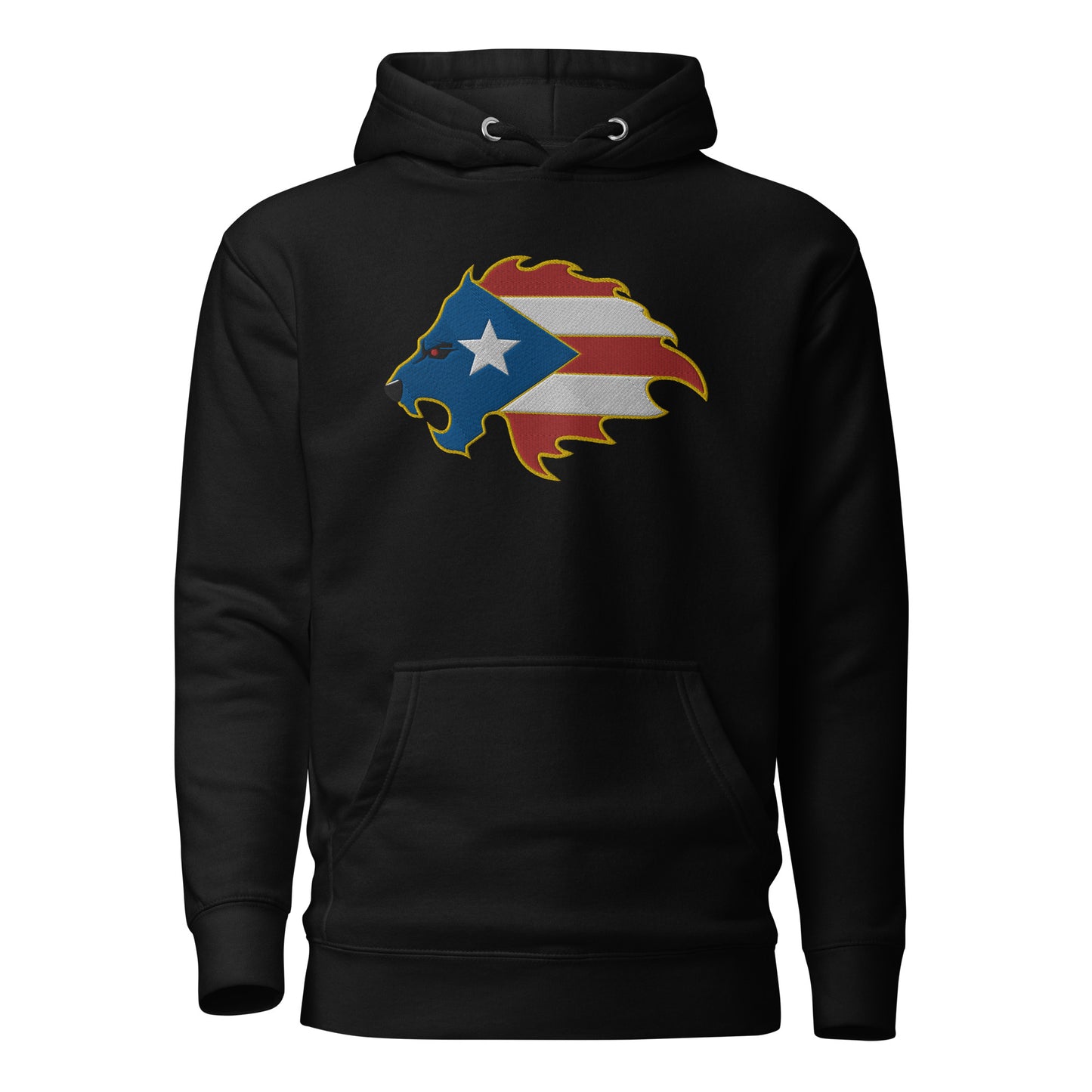 LION FLAME HEAD - EMBROIDERY (PREMIUM HOODIE)
