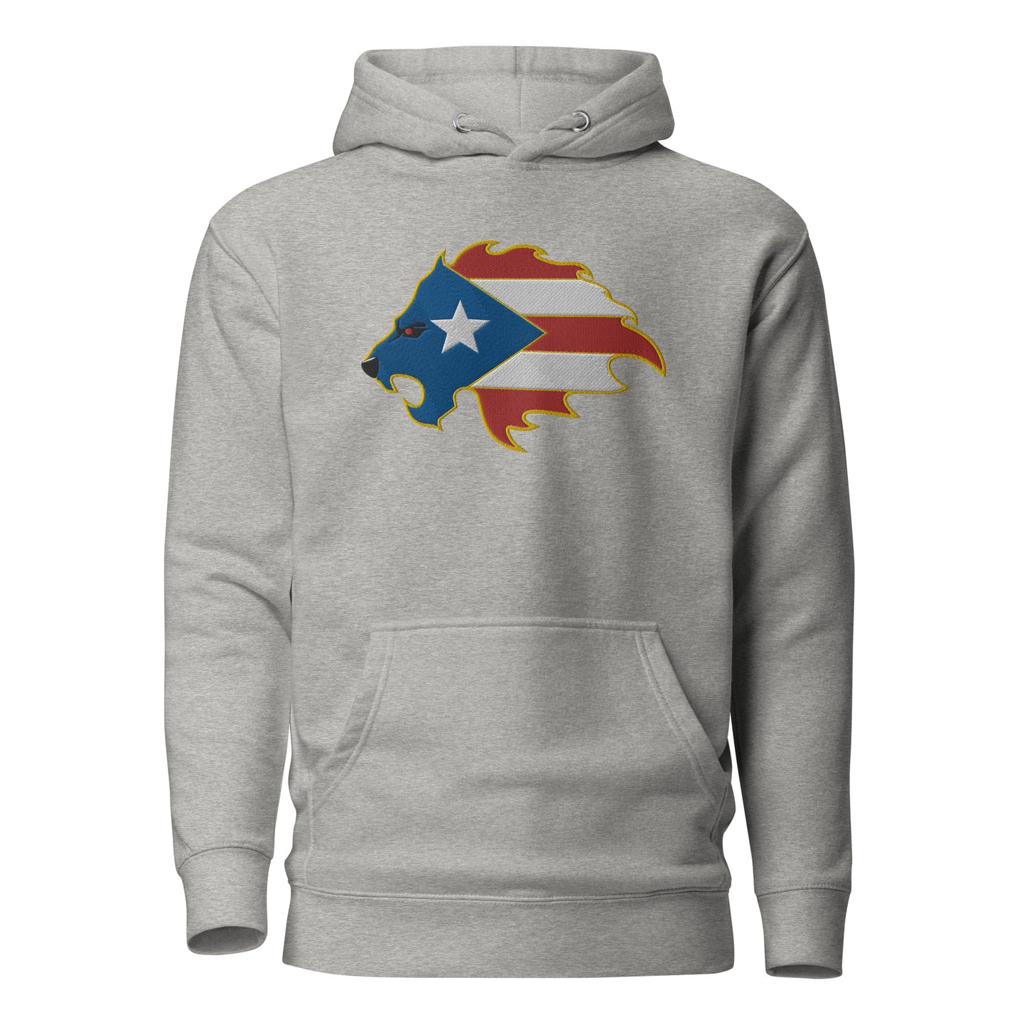 LION FLAME HEAD - EMBROIDERY (PREMIUM HOODIE)