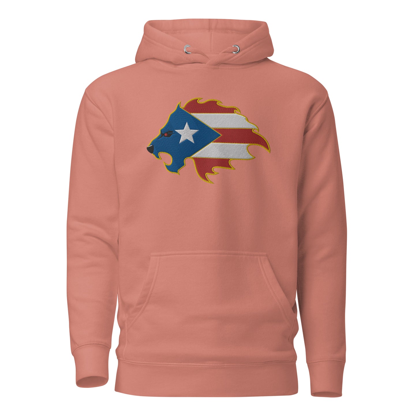 LION FLAME HEAD - EMBROIDERY (PREMIUM HOODIE)