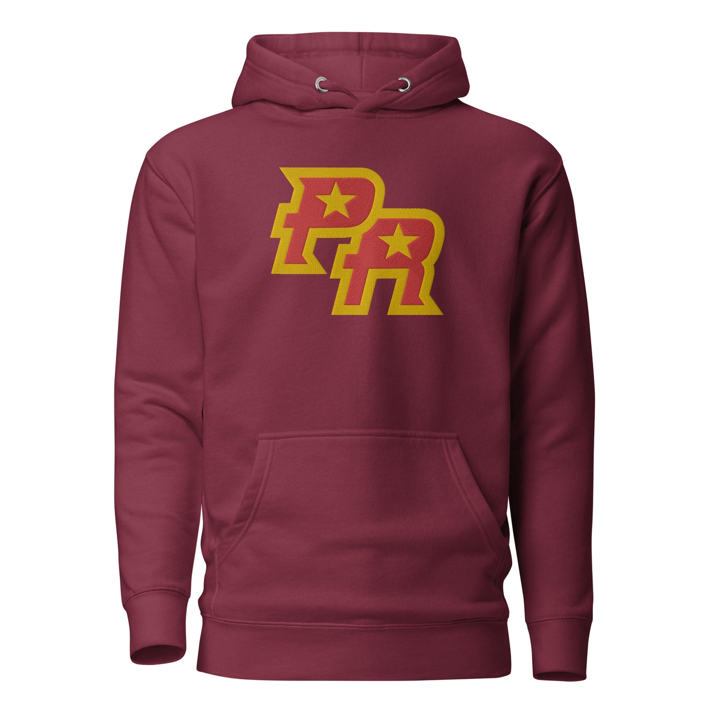 PR - RED & GLD/EMBROIDERY (PREMIUM HOODIE)