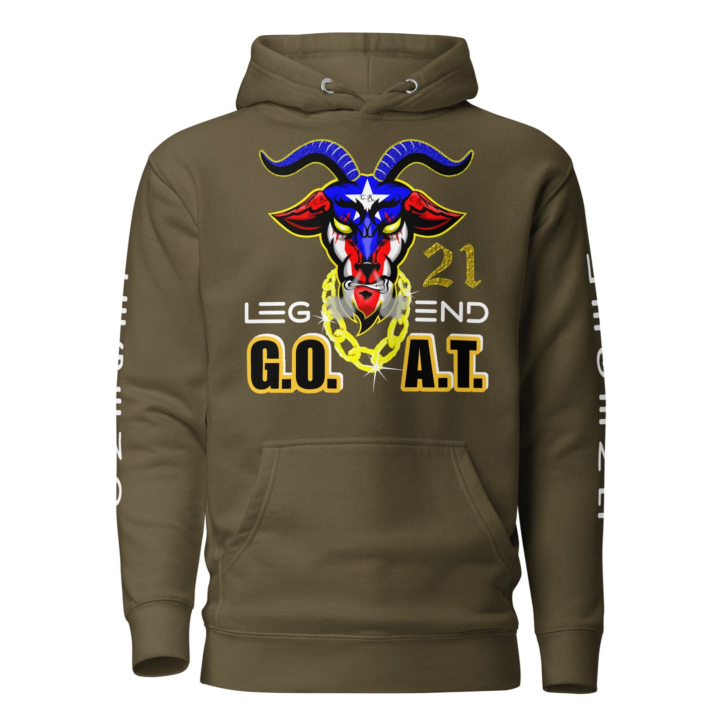 LEGEND THE GOAT '23 - EST. 21 (PREMIUM HOODIE)