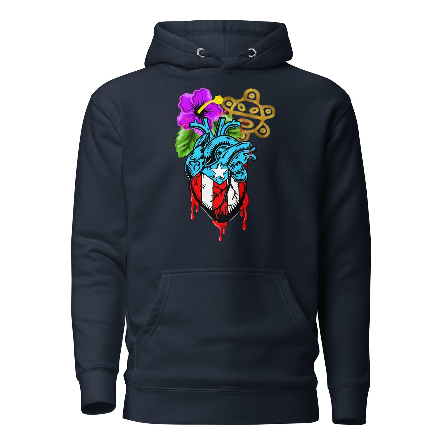 BORICUA DE CORAZON (PREMIUM HOODIE)