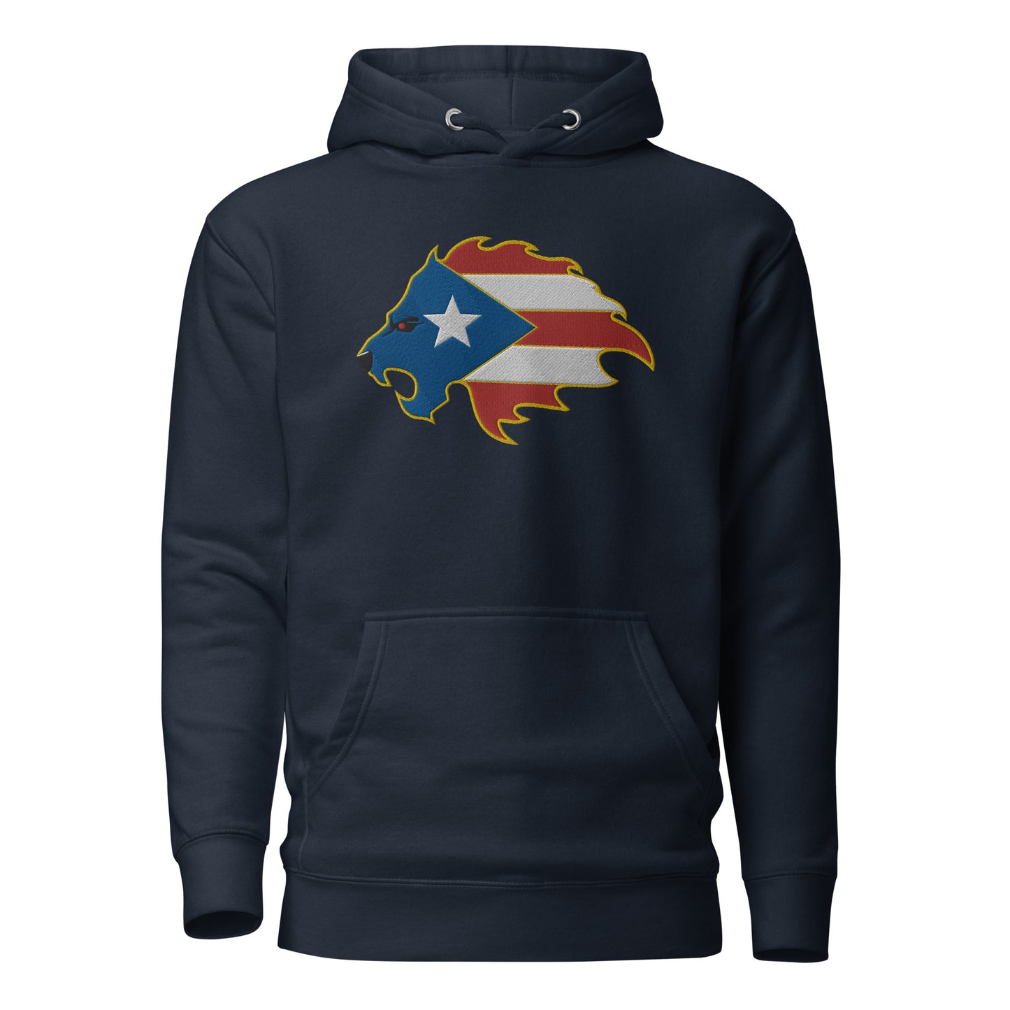 LION FLAME HEAD - EMBROIDERY (PREMIUM HOODIE)