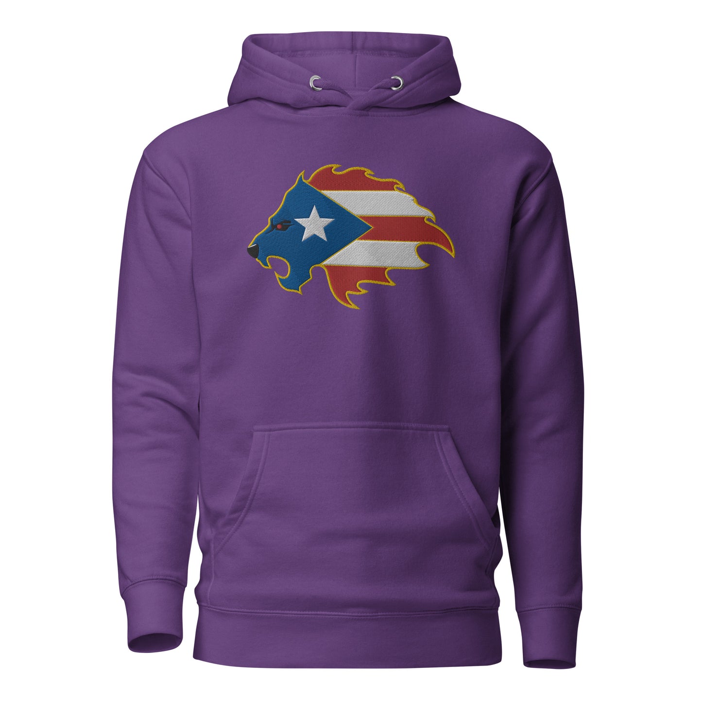 LION FLAME HEAD - EMBROIDERY (PREMIUM HOODIE)