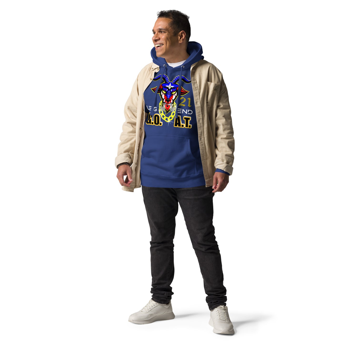 LEGEND THE GOAT '23 - EST. 21 (PREMIUM HOODIE)