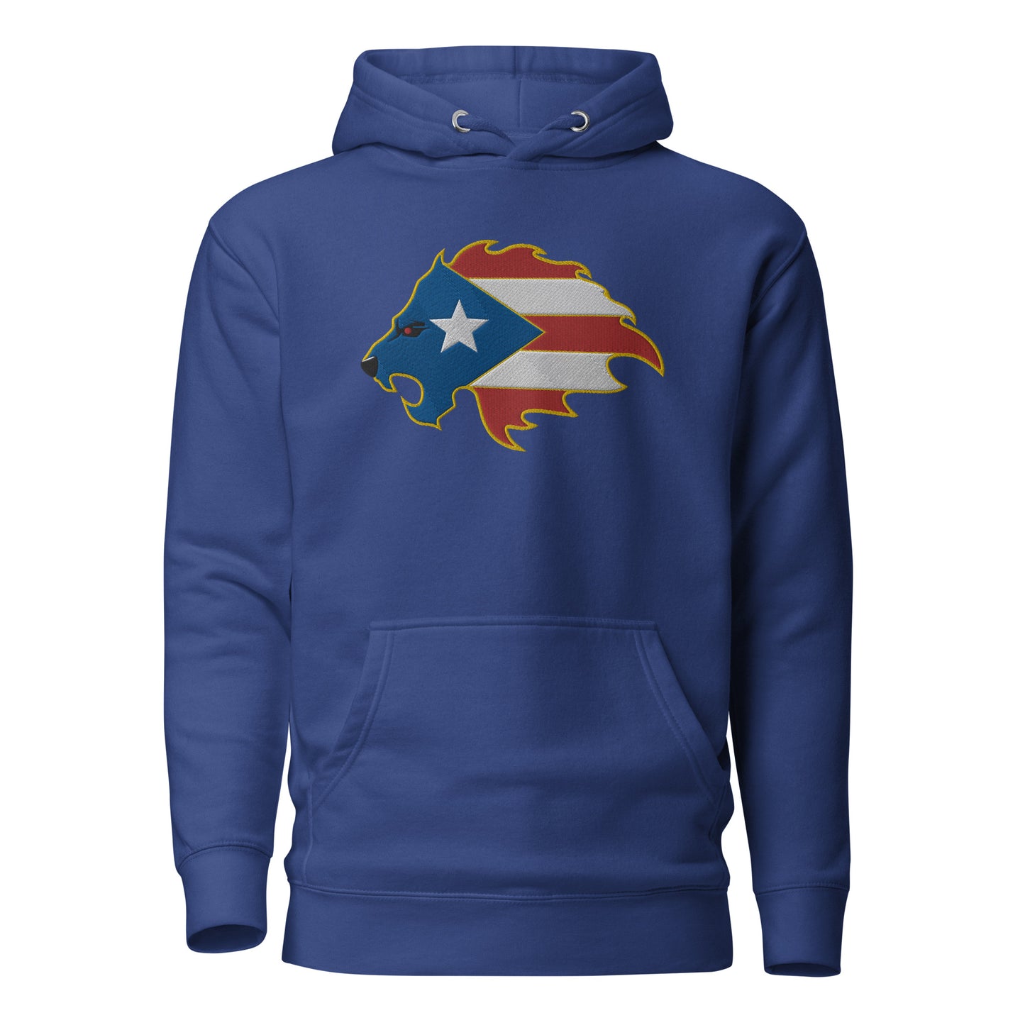 LION FLAME HEAD - EMBROIDERY (PREMIUM HOODIE)