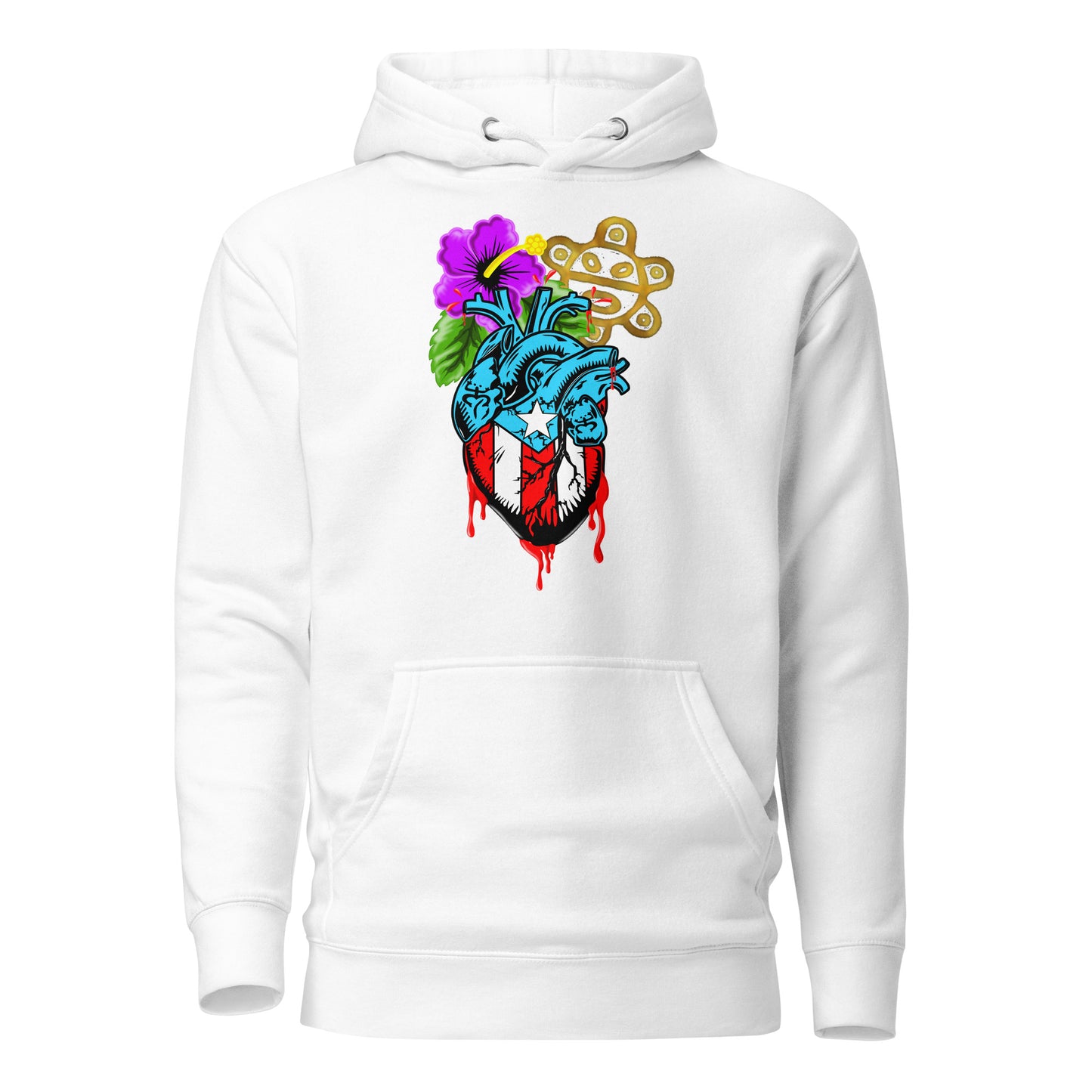 BORICUA DE CORAZON (PREMIUM HOODIE)
