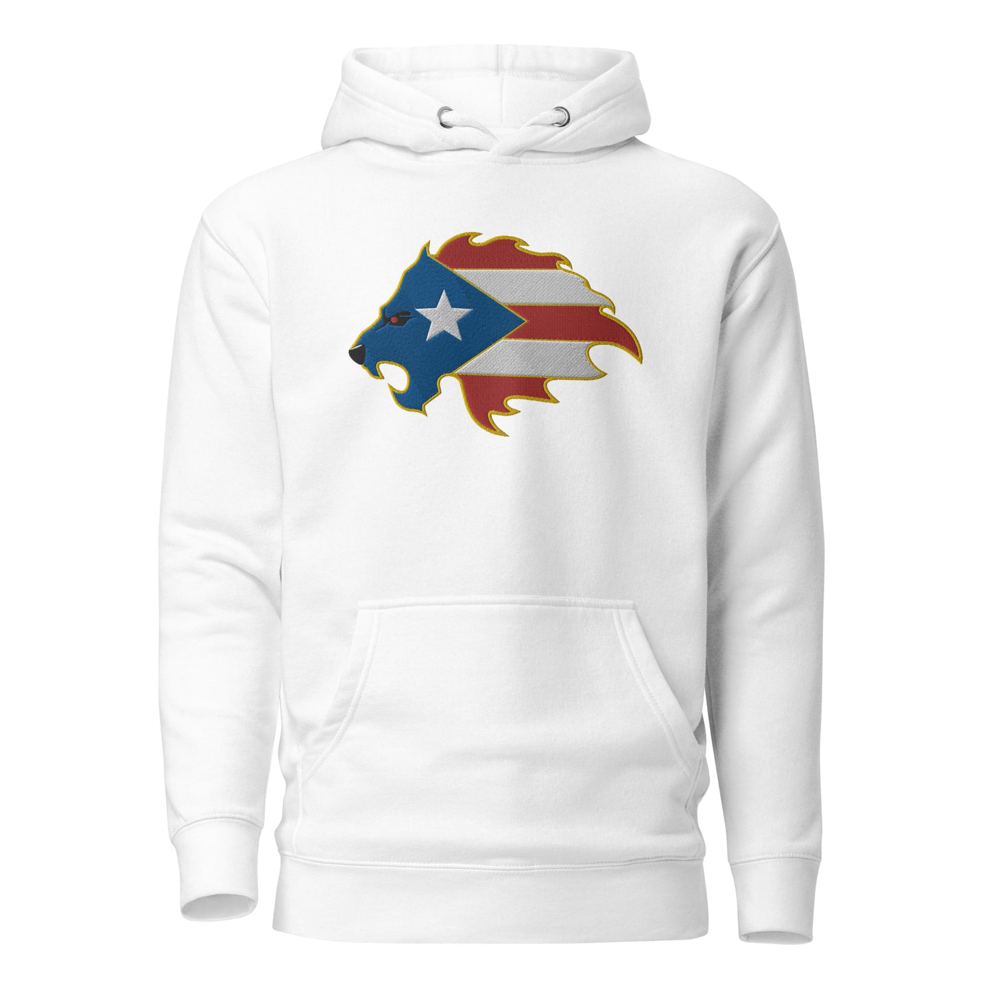 LION FLAME HEAD - EMBROIDERY (PREMIUM HOODIE)
