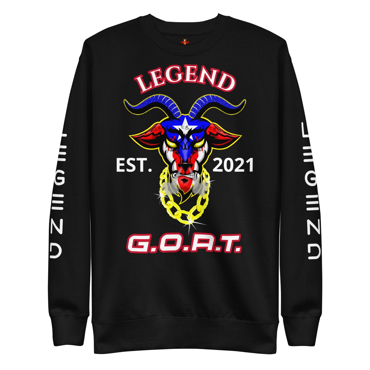 LEGEND THE GOAT '23 - EST. 21 (Premium Sweatshirt)