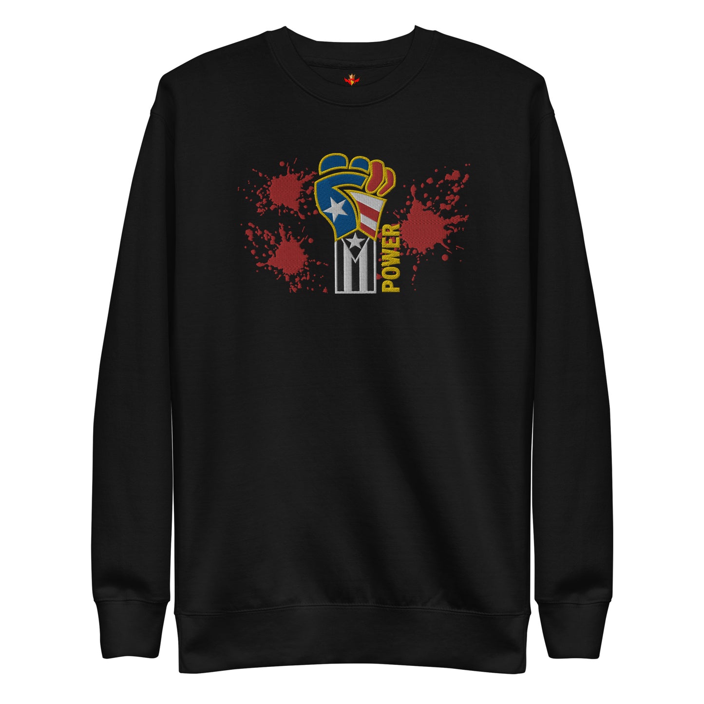 POWER RESISTANCE FIST - EMBROIDERY (Premium Sweatshirt)