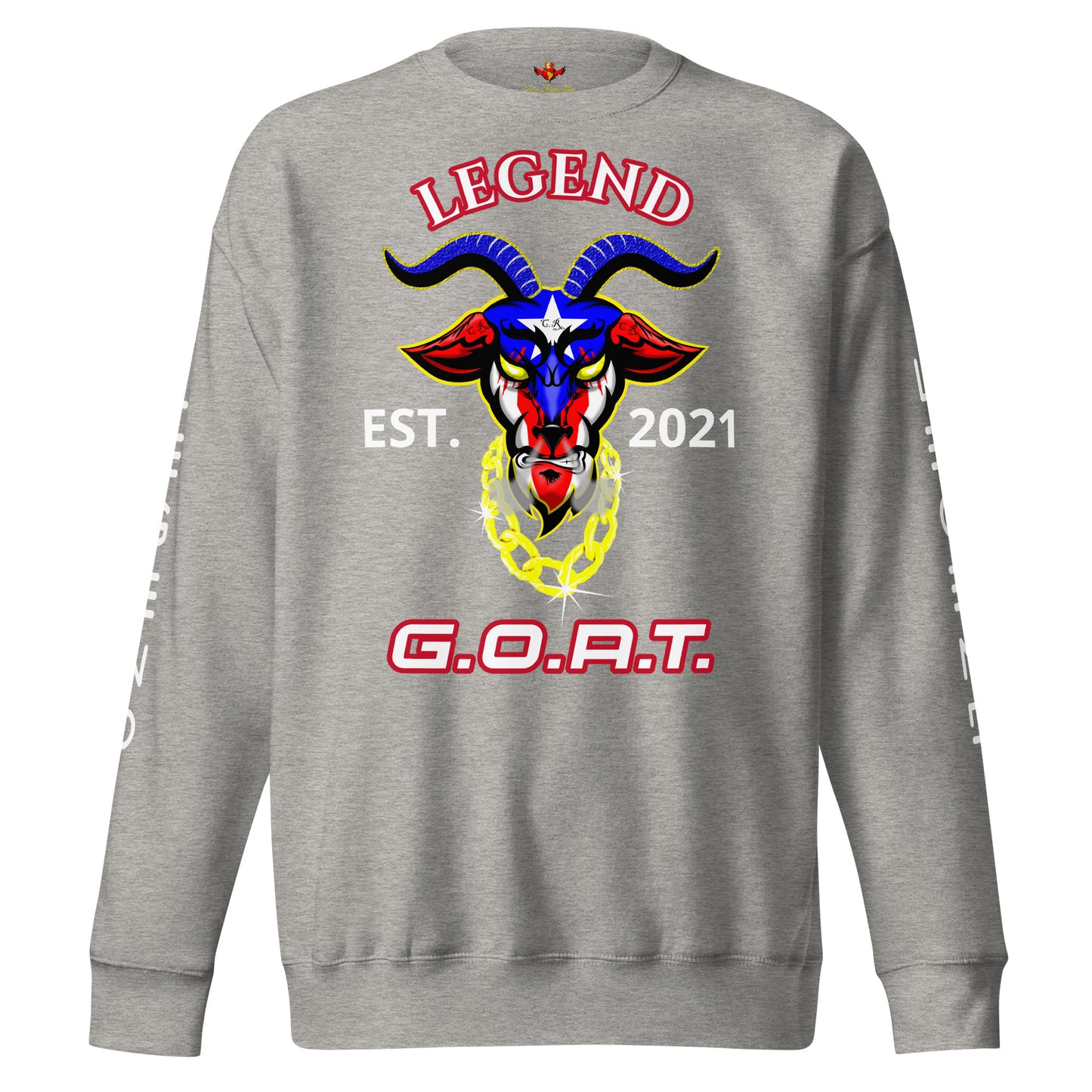 LEGEND THE GOAT '23 - EST. 21 (Premium Sweatshirt)