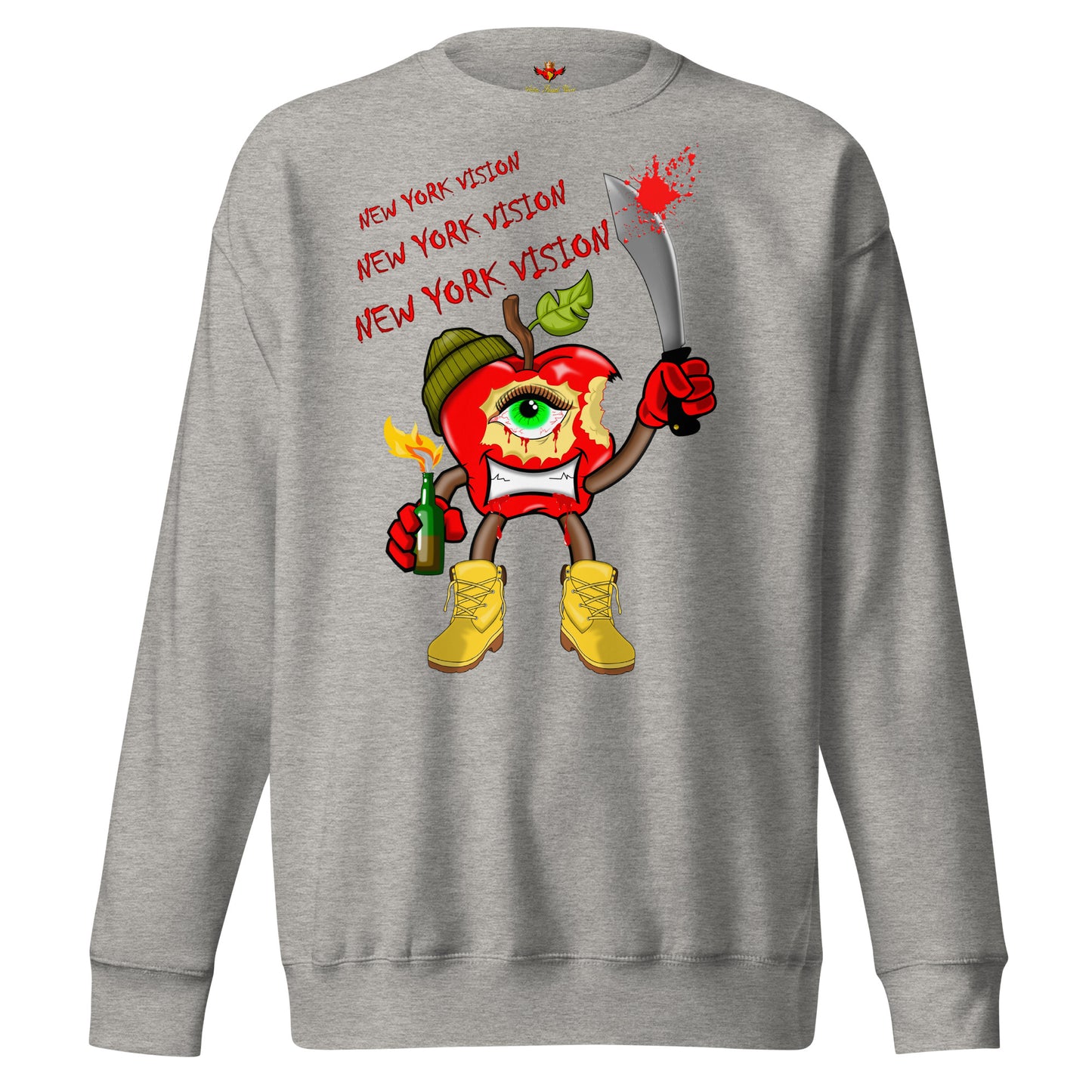 NEW YORK VISION APPLE (Premium Sweatshirt)