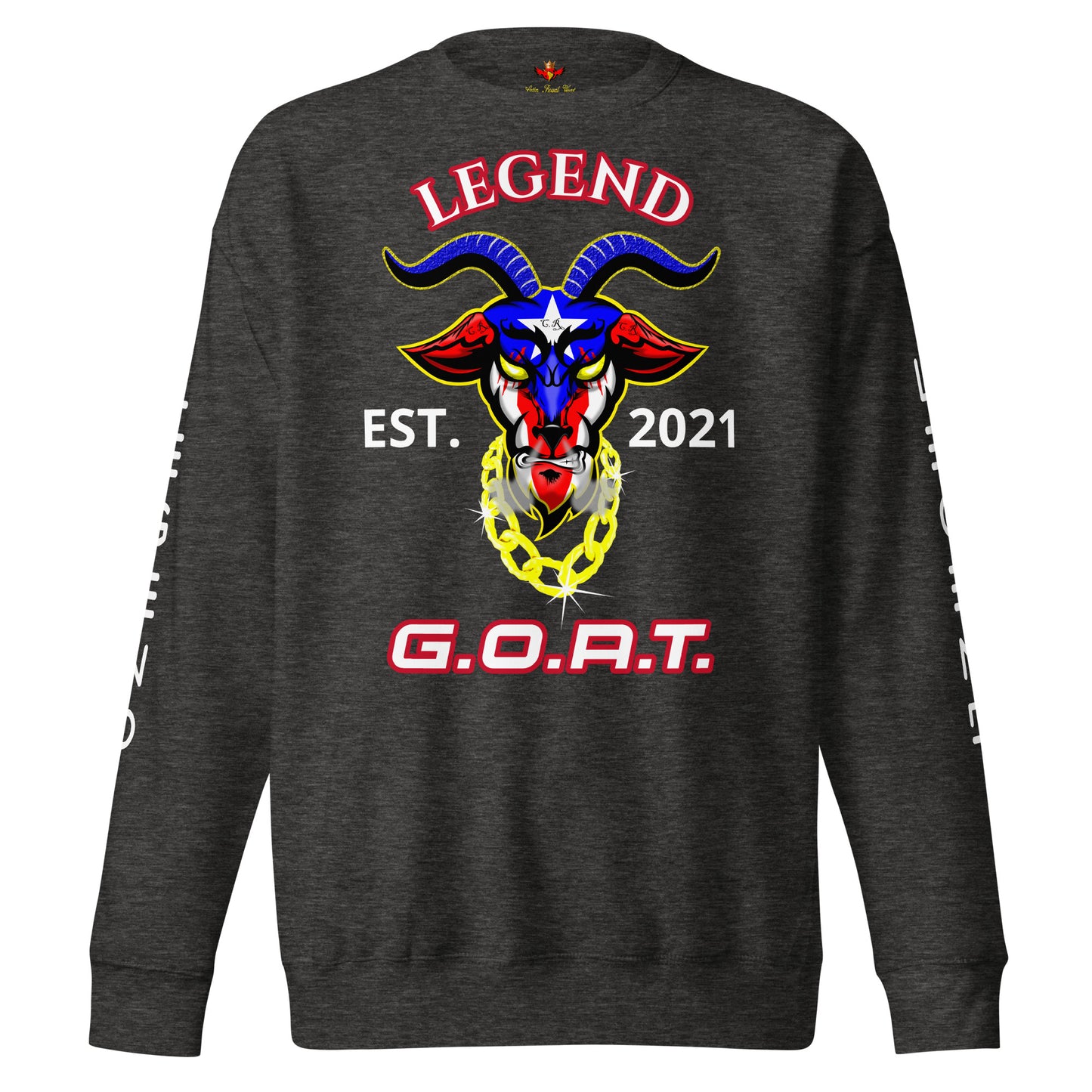 LEGEND THE GOAT '23 - EST. 21 (Premium Sweatshirt)