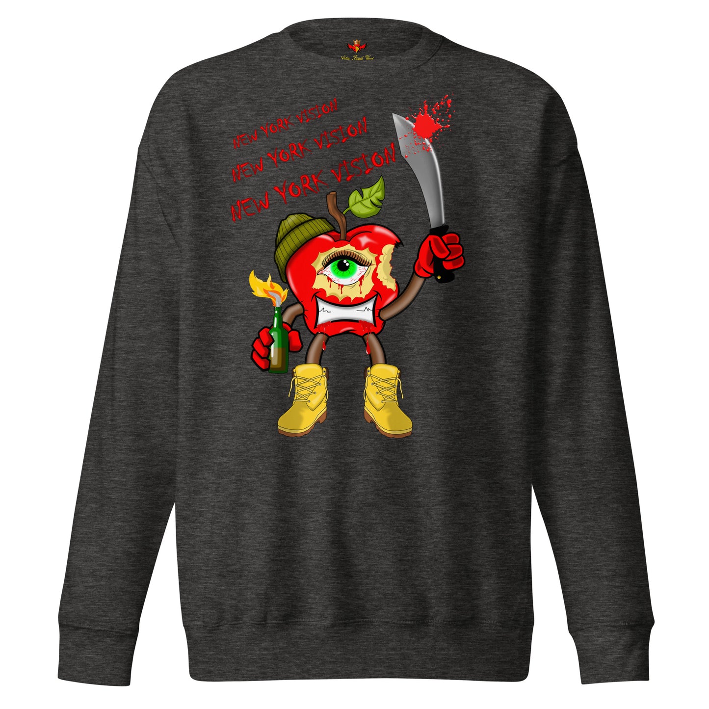 NEW YORK VISION APPLE (Premium Sweatshirt)