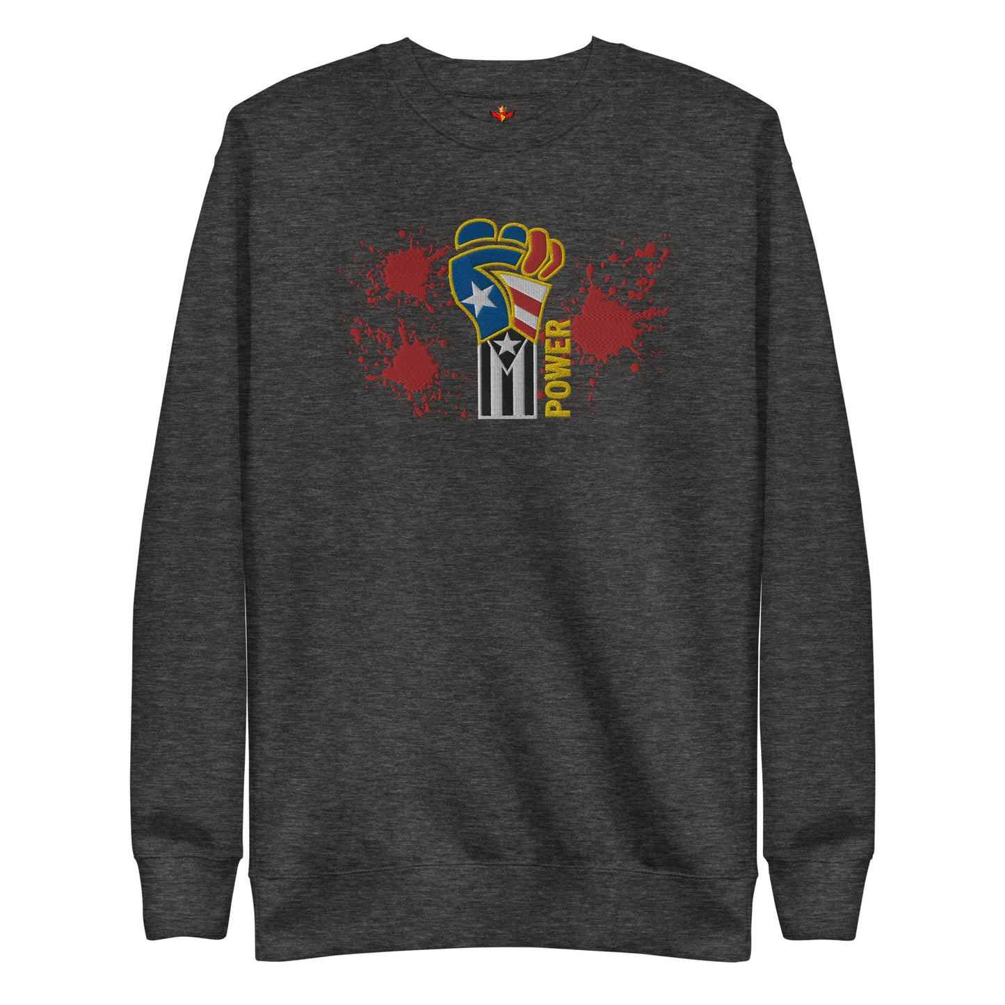POWER RESISTANCE FIST - EMBROIDERY (Premium Sweatshirt)