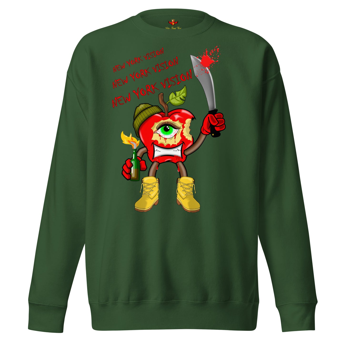 NEW YORK VISION APPLE (Premium Sweatshirt)