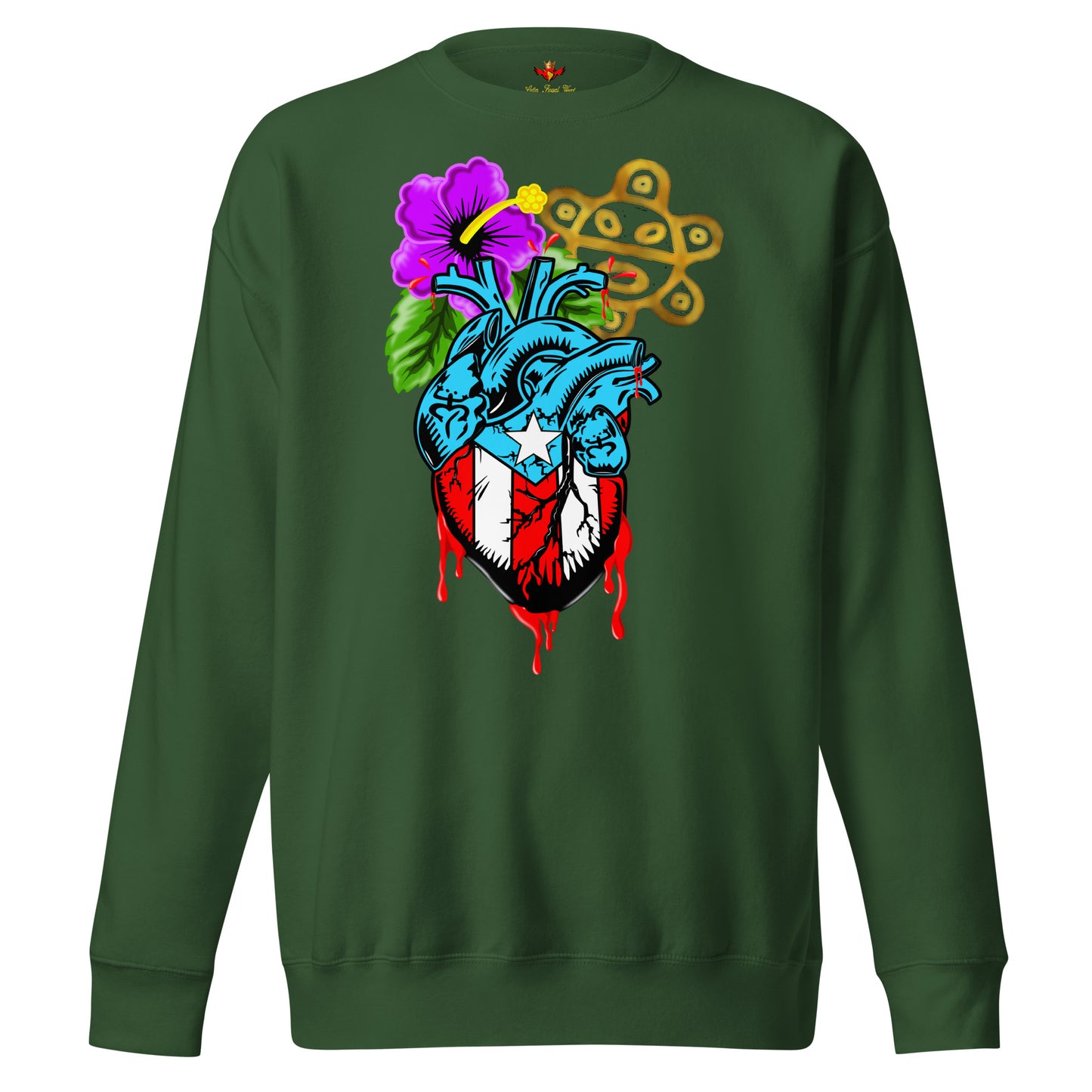 BORICUA DE CORAZON (Premium Sweatshirt)