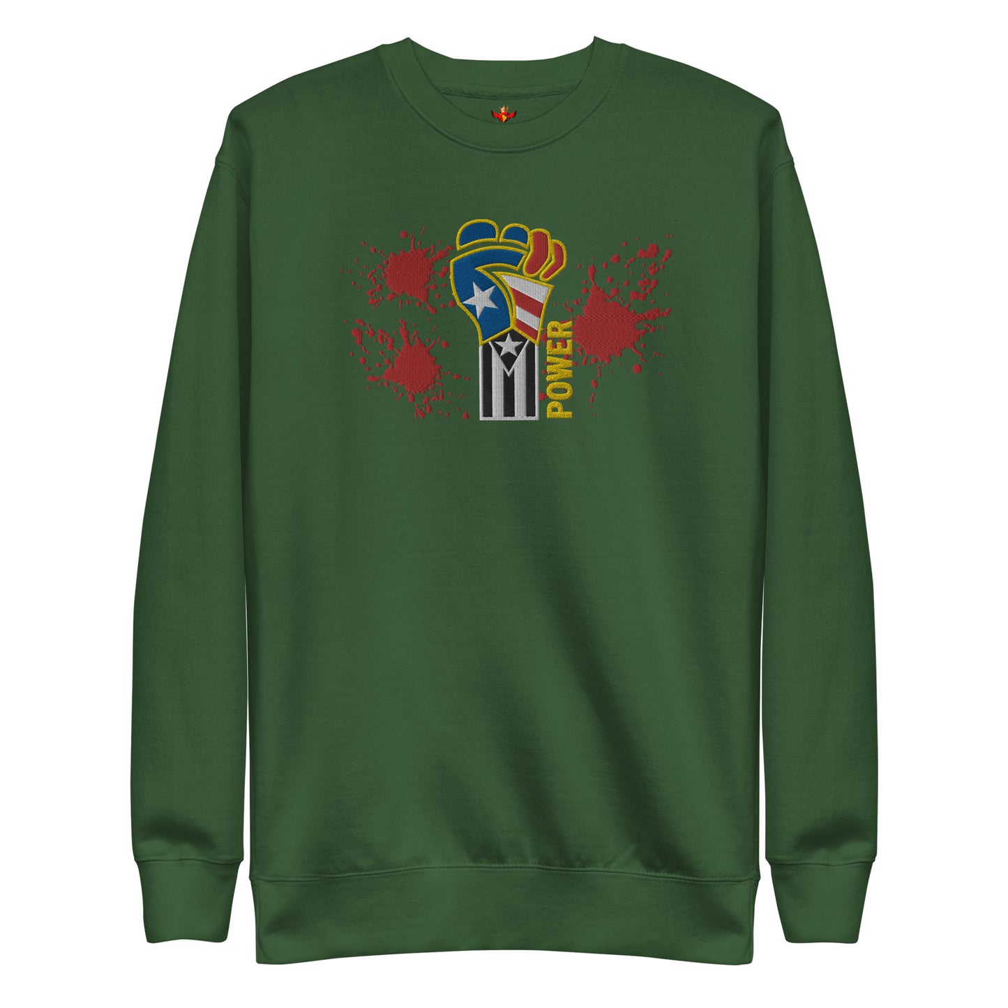 POWER RESISTANCE FIST - EMBROIDERY (Premium Sweatshirt)