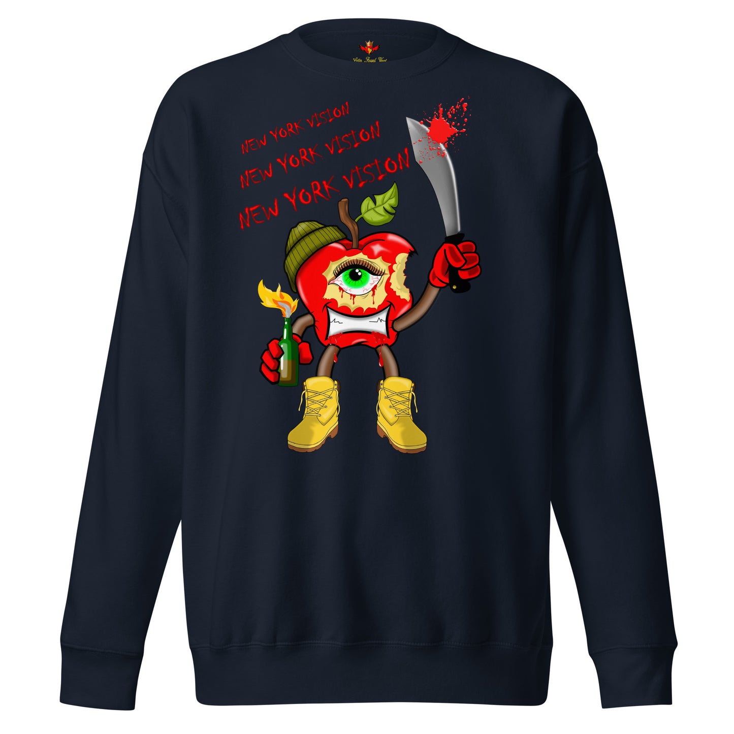 NEW YORK VISION APPLE (Premium Sweatshirt)