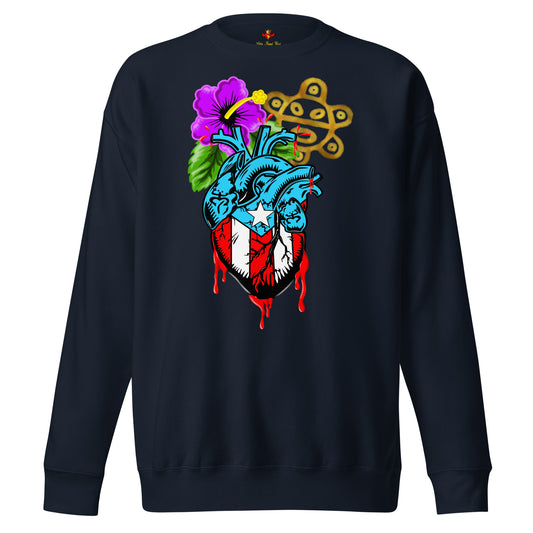 BORICUA DE CORAZON (Premium Sweatshirt)