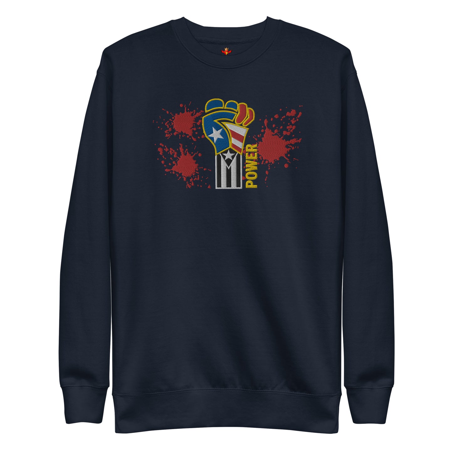POWER RESISTANCE FIST - EMBROIDERY (Premium Sweatshirt)