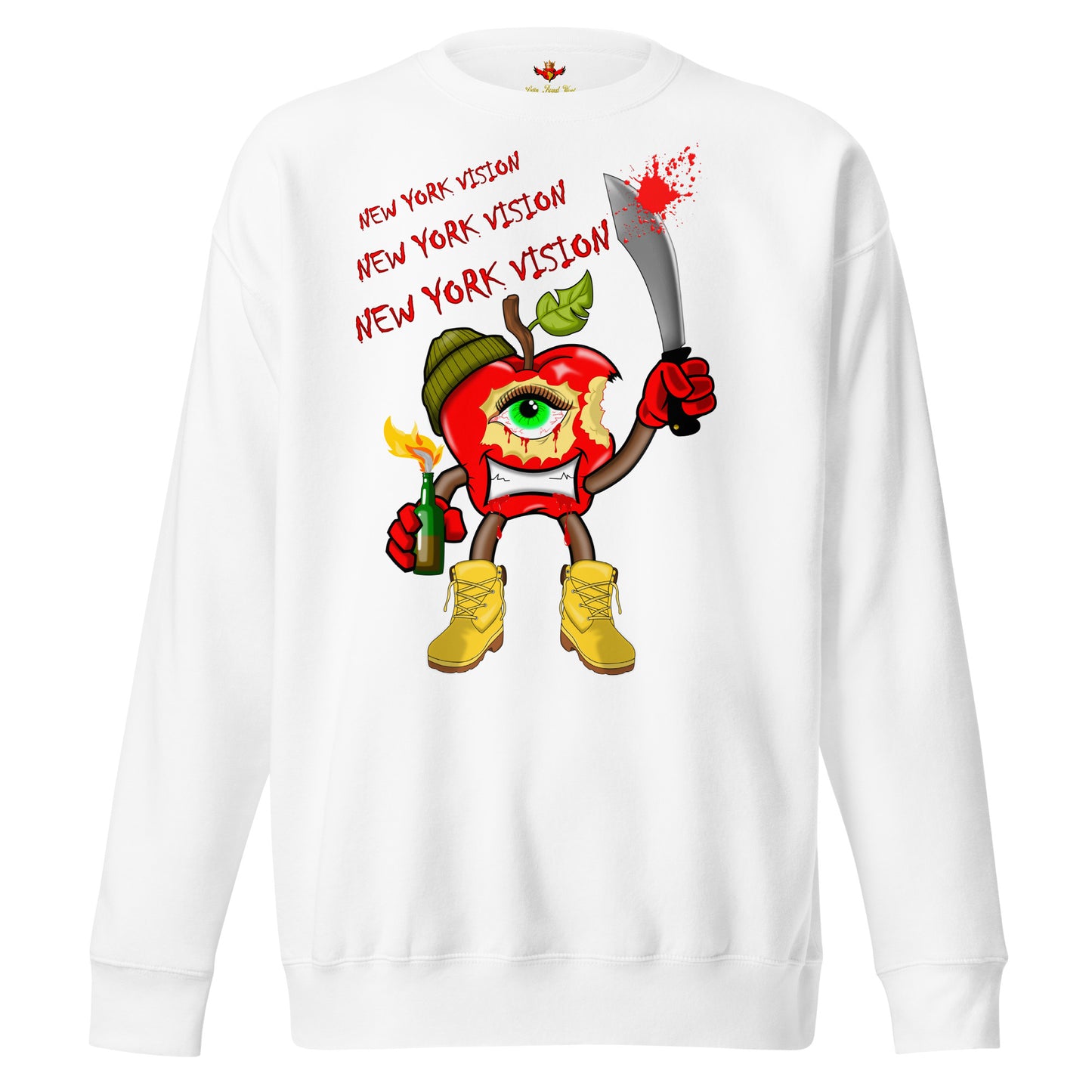 NEW YORK VISION APPLE (Premium Sweatshirt)