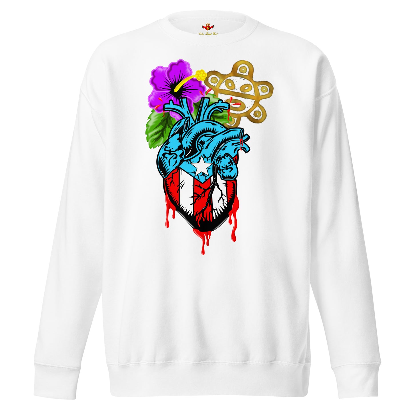 BORICUA DE CORAZON (Premium Sweatshirt)