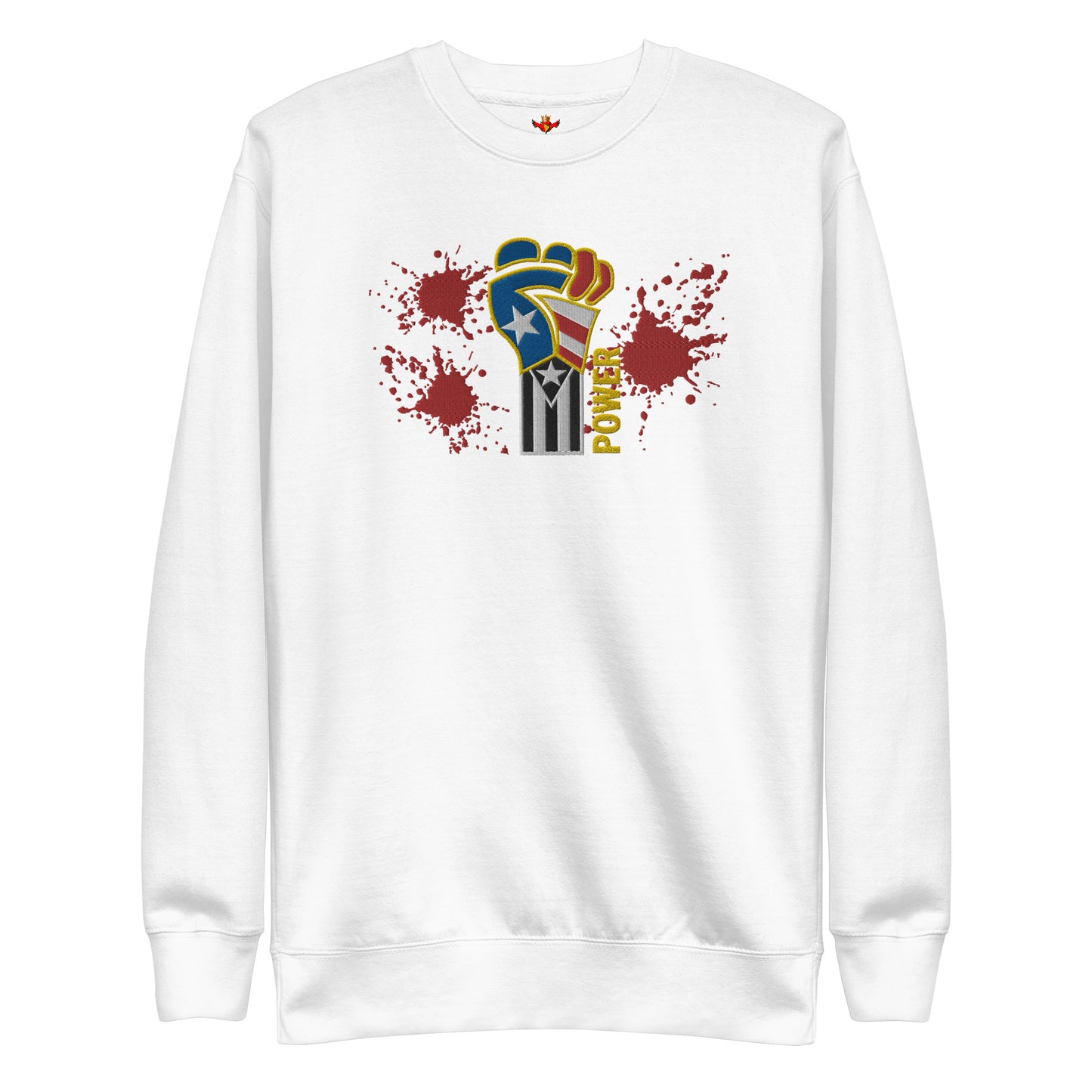 POWER RESISTANCE FIST - EMBROIDERY (Premium Sweatshirt)