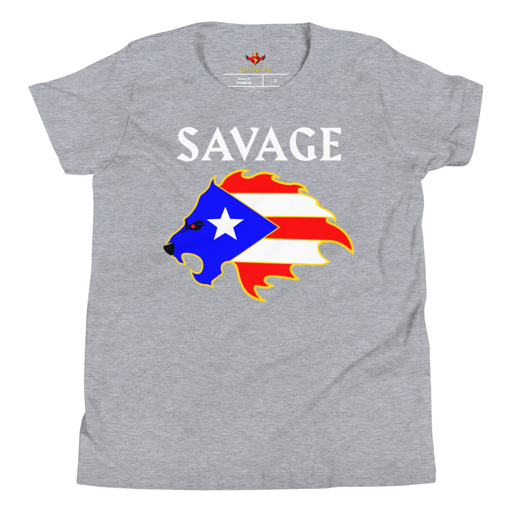 LION FLAME HEAD - PR (YOUTH PREMIUM TEE)