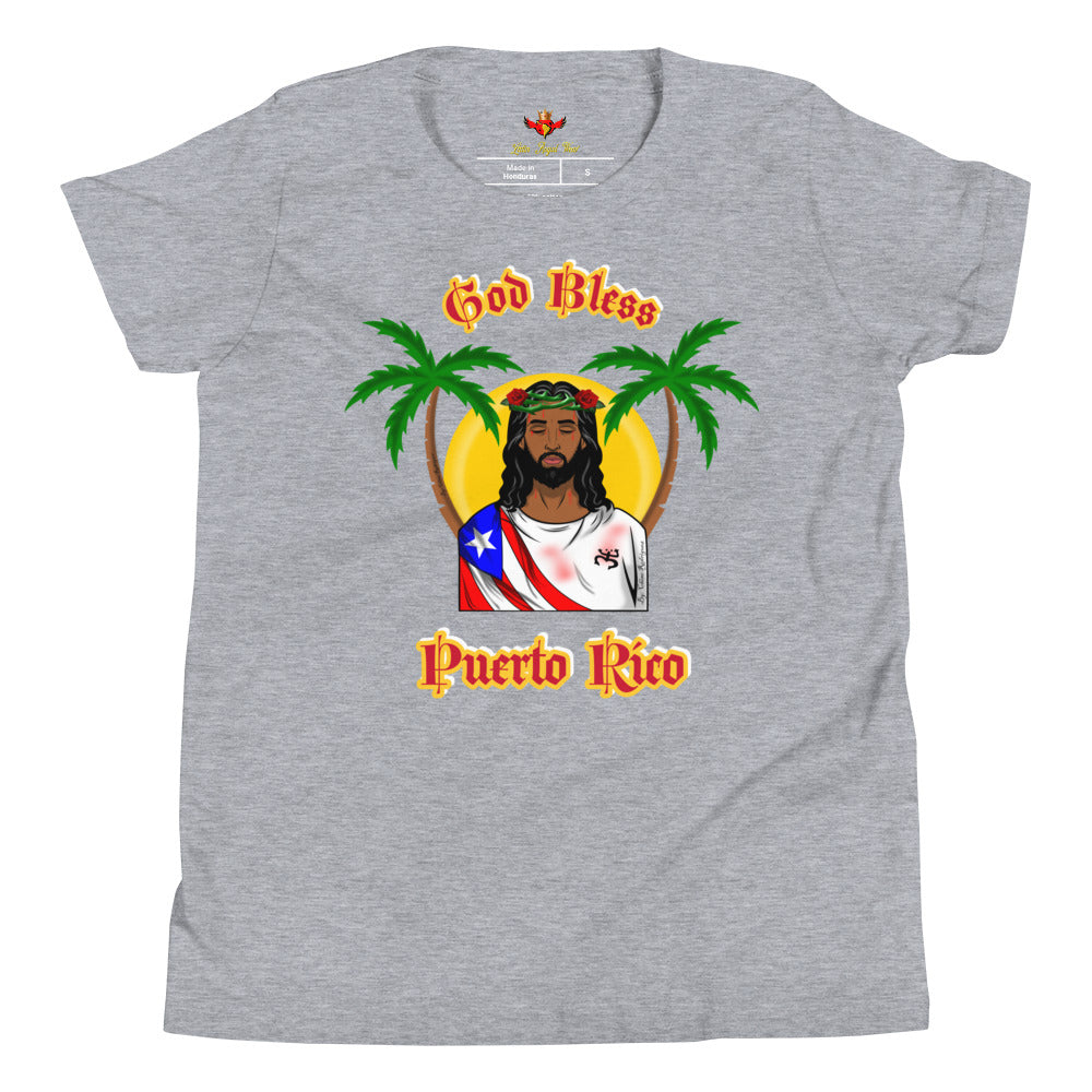 JESUS '23 - GOD BLESS PR (YOUTH PREMIUM TEE)