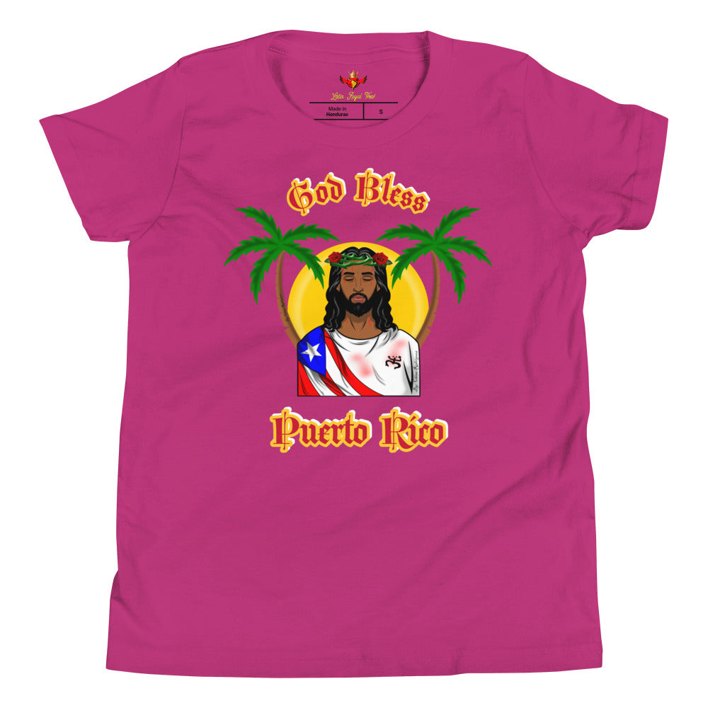 JESUS '23 - GOD BLESS PR (YOUTH PREMIUM TEE)