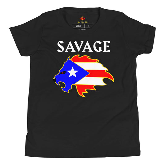 LION FLAME HEAD - PR (YOUTH PREMIUM TEE)