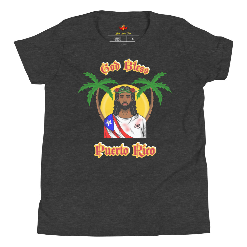 JESUS '23 - GOD BLESS PR (YOUTH PREMIUM TEE)