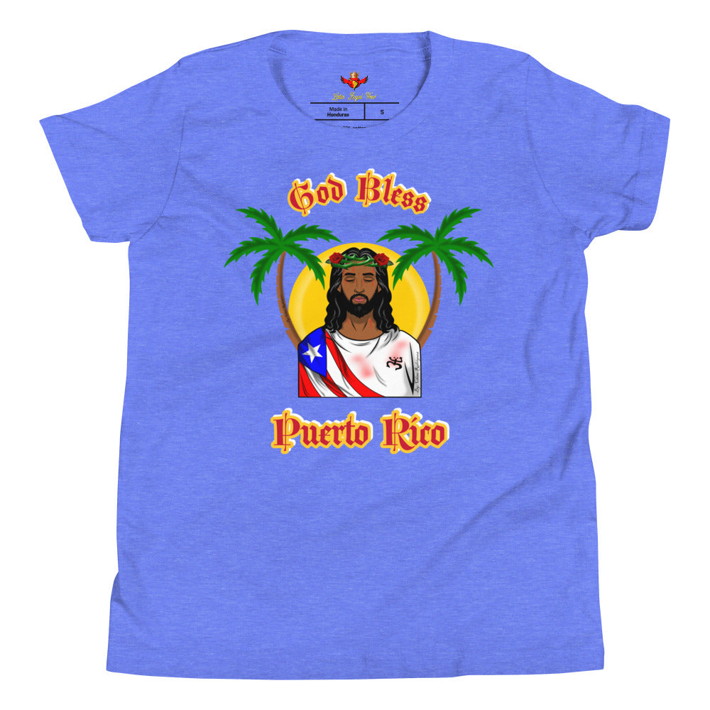 JESUS '23 - GOD BLESS PR (YOUTH PREMIUM TEE)