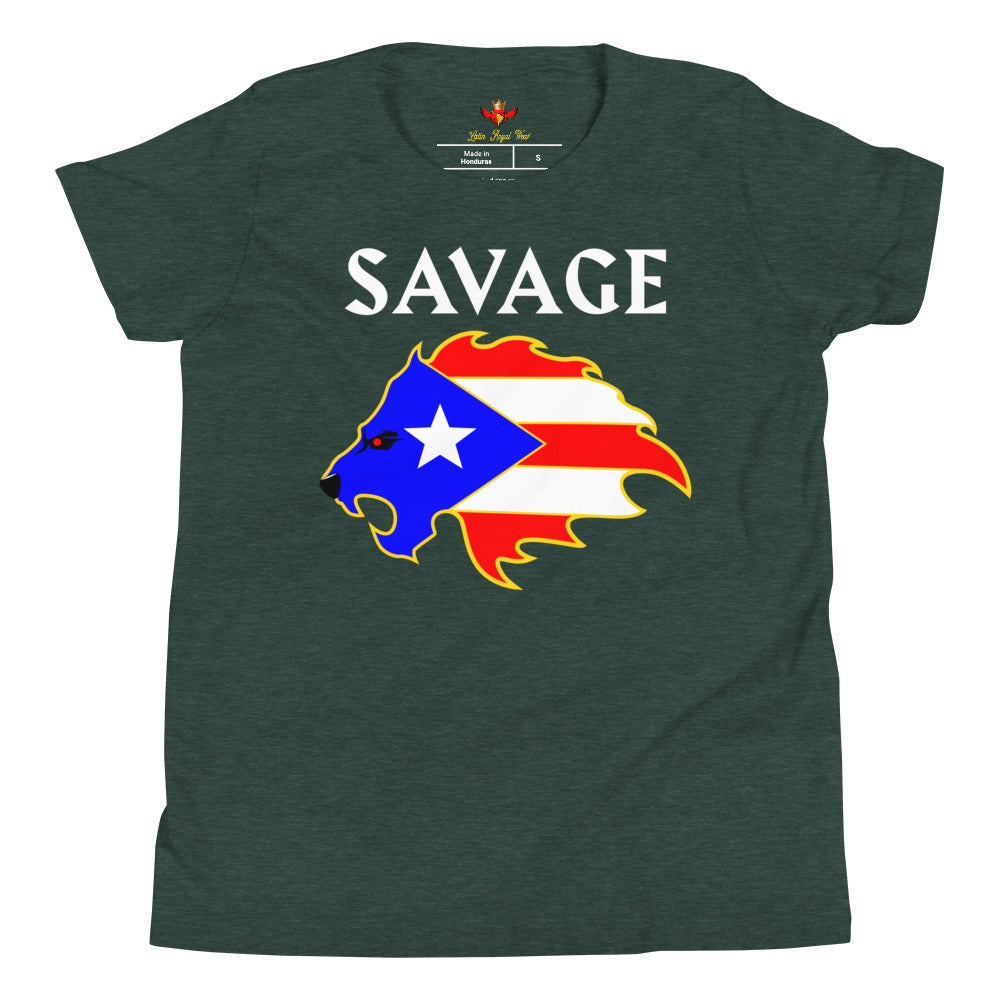 LION FLAME HEAD - PR (YOUTH PREMIUM TEE)
