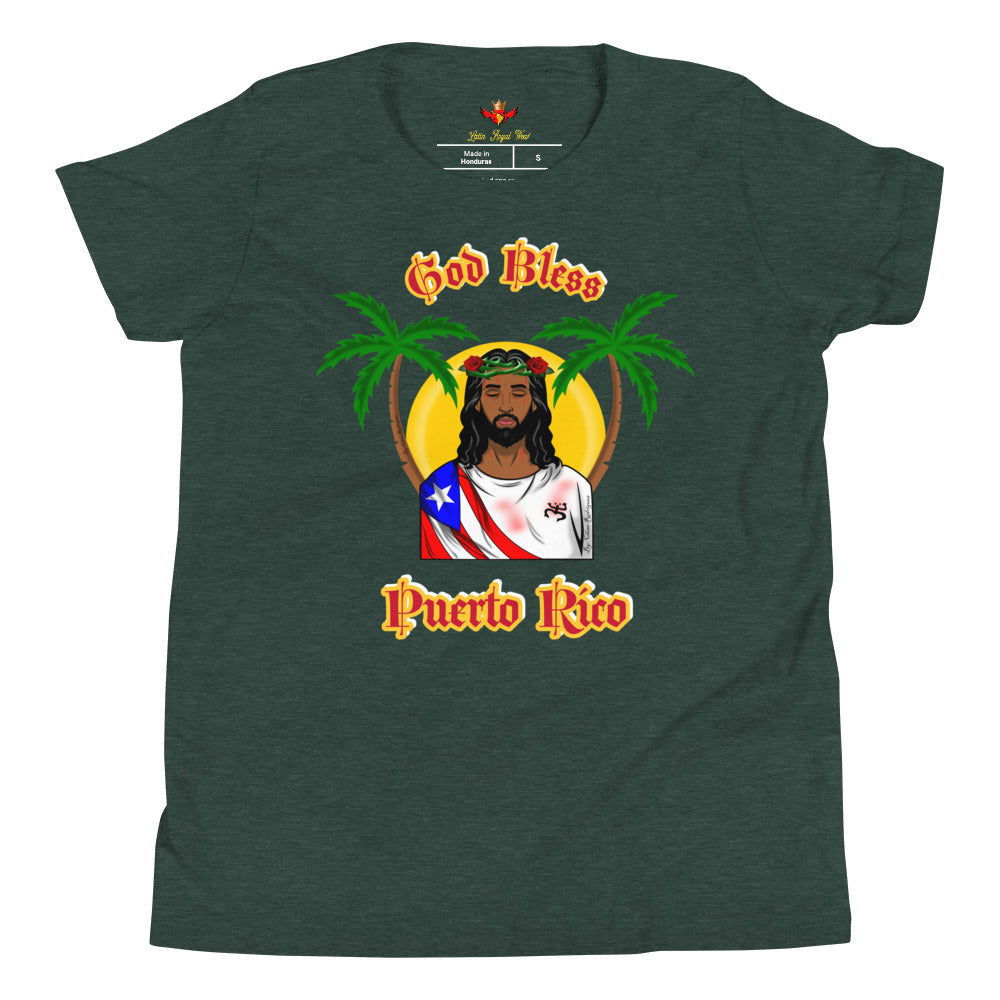 JESUS '23 - GOD BLESS PR (YOUTH PREMIUM TEE)