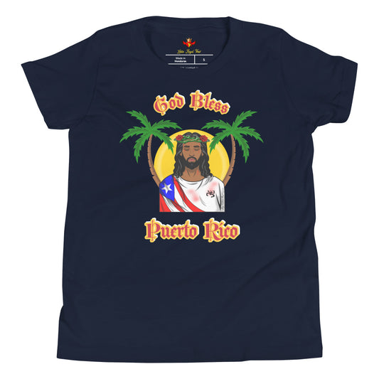 JESUS '23 - GOD BLESS PR (YOUTH PREMIUM TEE)